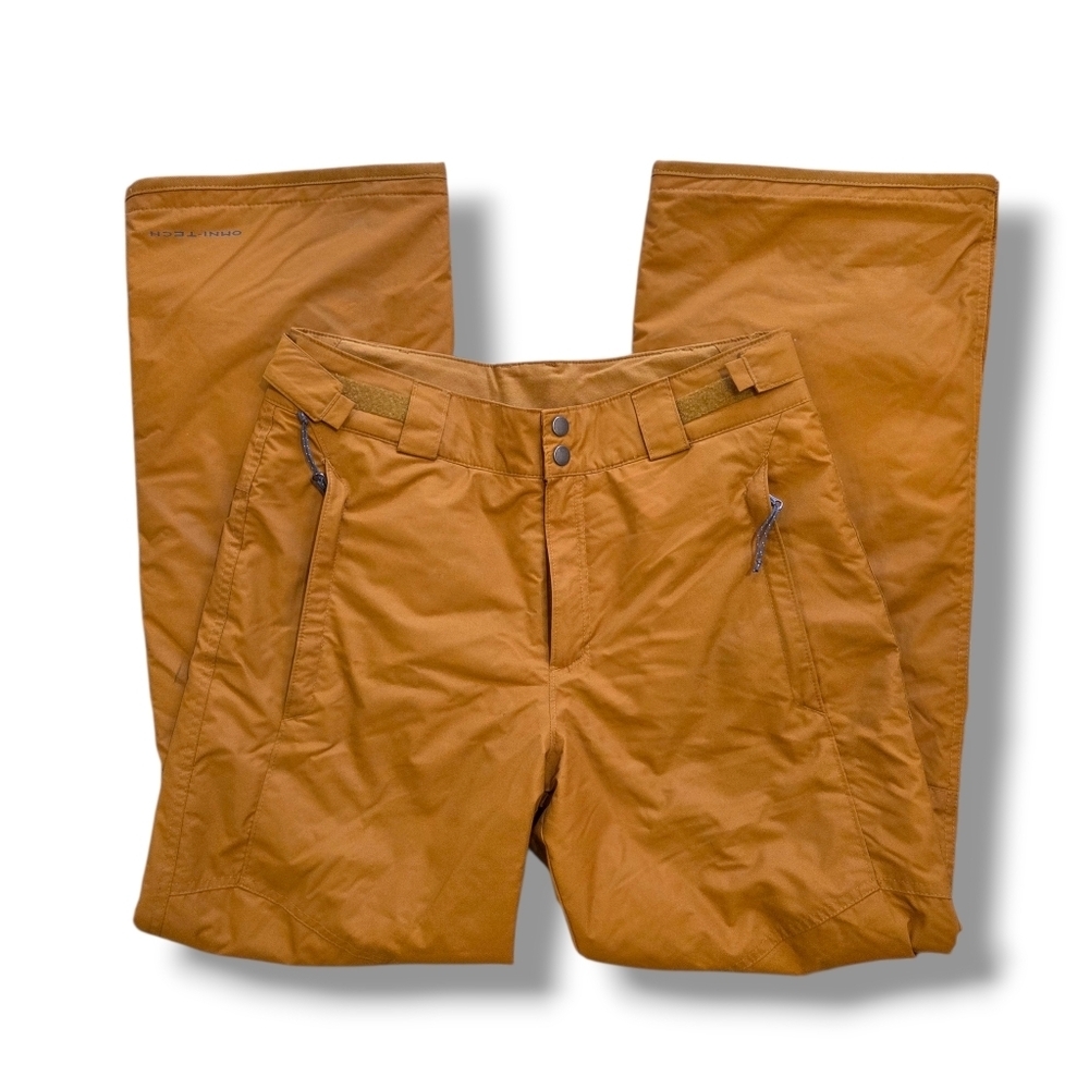 Columbia Bugaboo Omni Heat Ski Snow Pants in Rare Desert Yellow Small